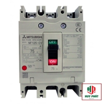 Cầu dao điện(MCCB) Mitsubishi NF125-SV 3p 75A 30KA