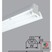 ĐÈN CÔNG NGHIỆP 2 BÓNG CHÓA SƠN TĨNH ĐIỆN (Model LTH220)